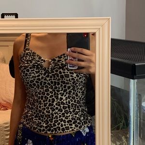 Rue 21 cheetah print top